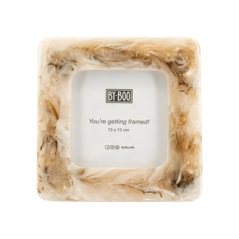 Photo Frame Framea 2 19,5x1x19,5 cm resin beige