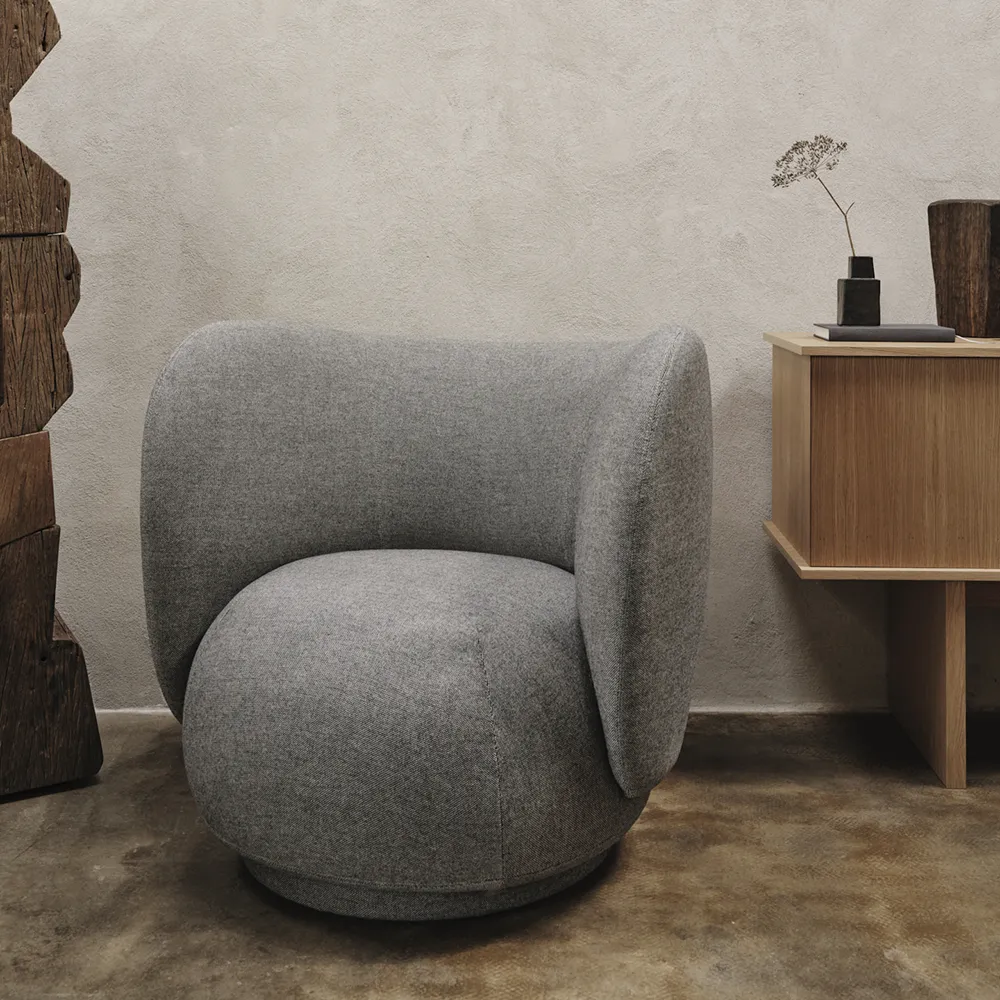 Rico Lounge Fåtölj Main Line Flax - Navy