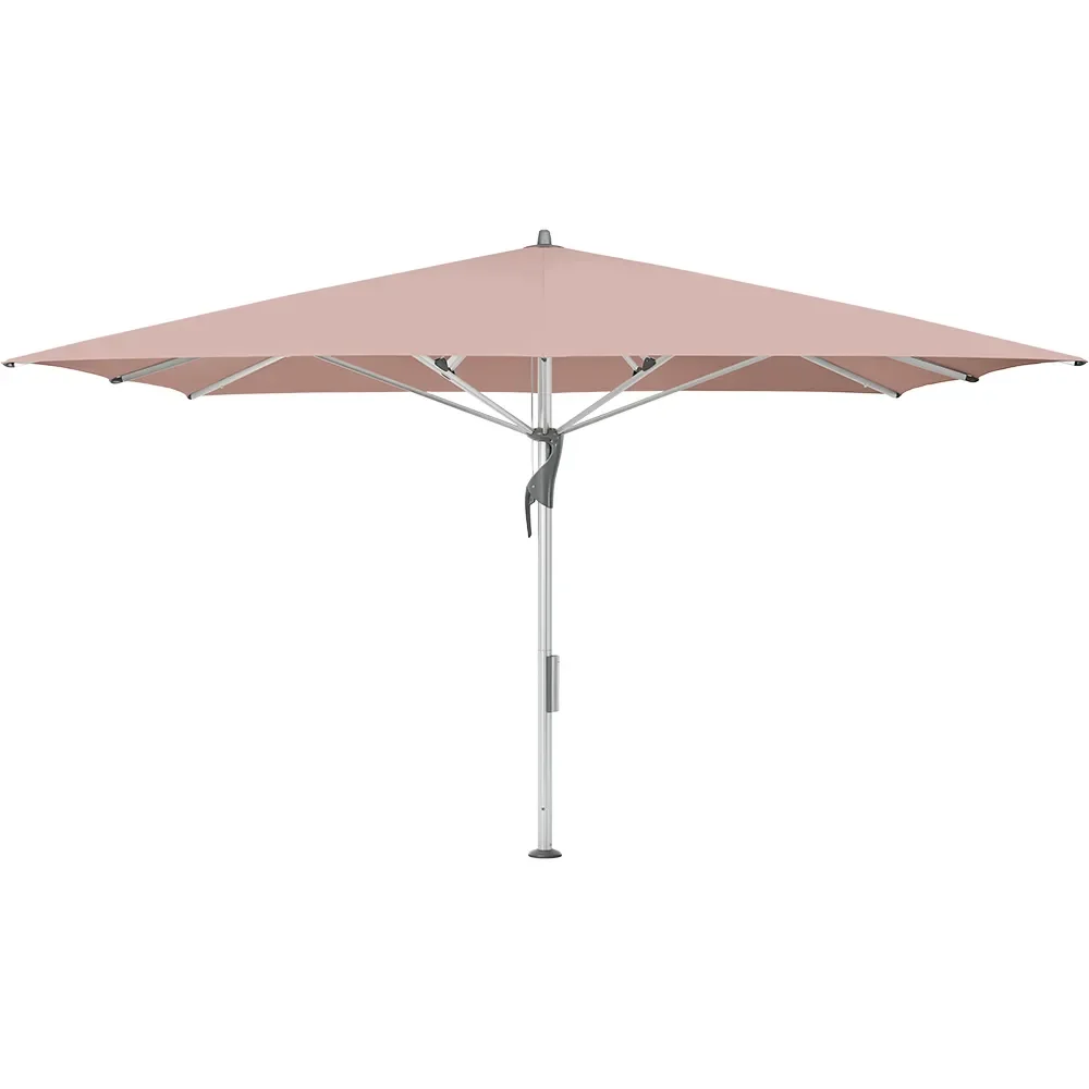 Fortello LED 350x350 cm parasoll alu Cat.5 639 Blush