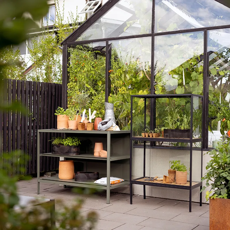 Grower Greens växtskåp   hög  svart