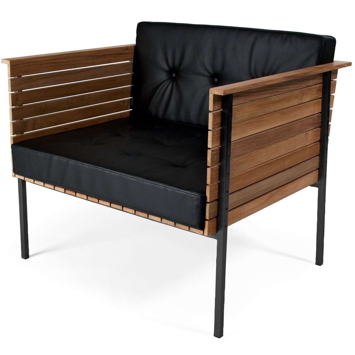 Häringe Fåtölj Teak/Svart 