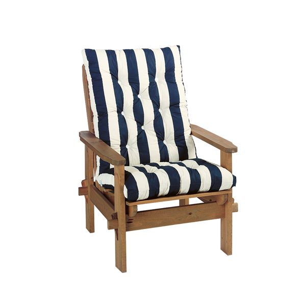 Högvik Hög Flockdyna Blå Dralon 