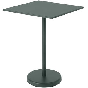 Linear Steel Barbord 70x70 h: 95 cm Dark Green 