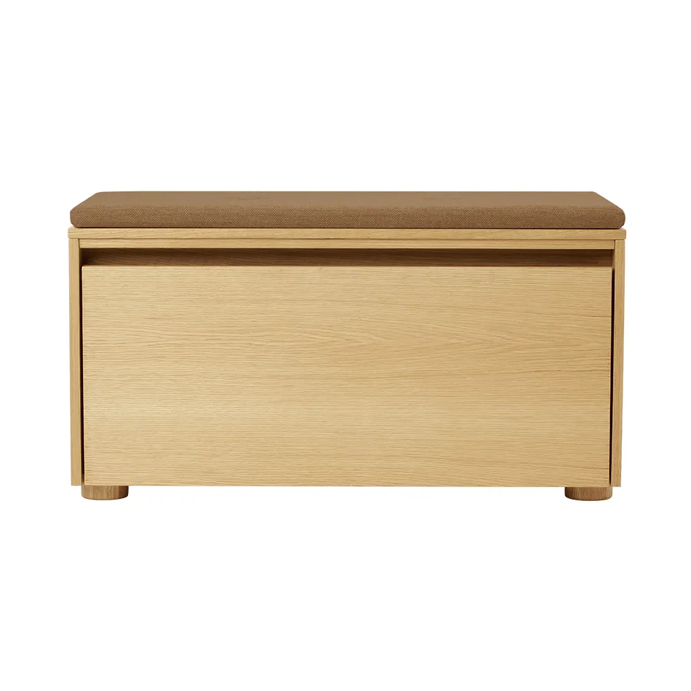 Förvaringsbänk Hideaway Ek – Sugar Brown
