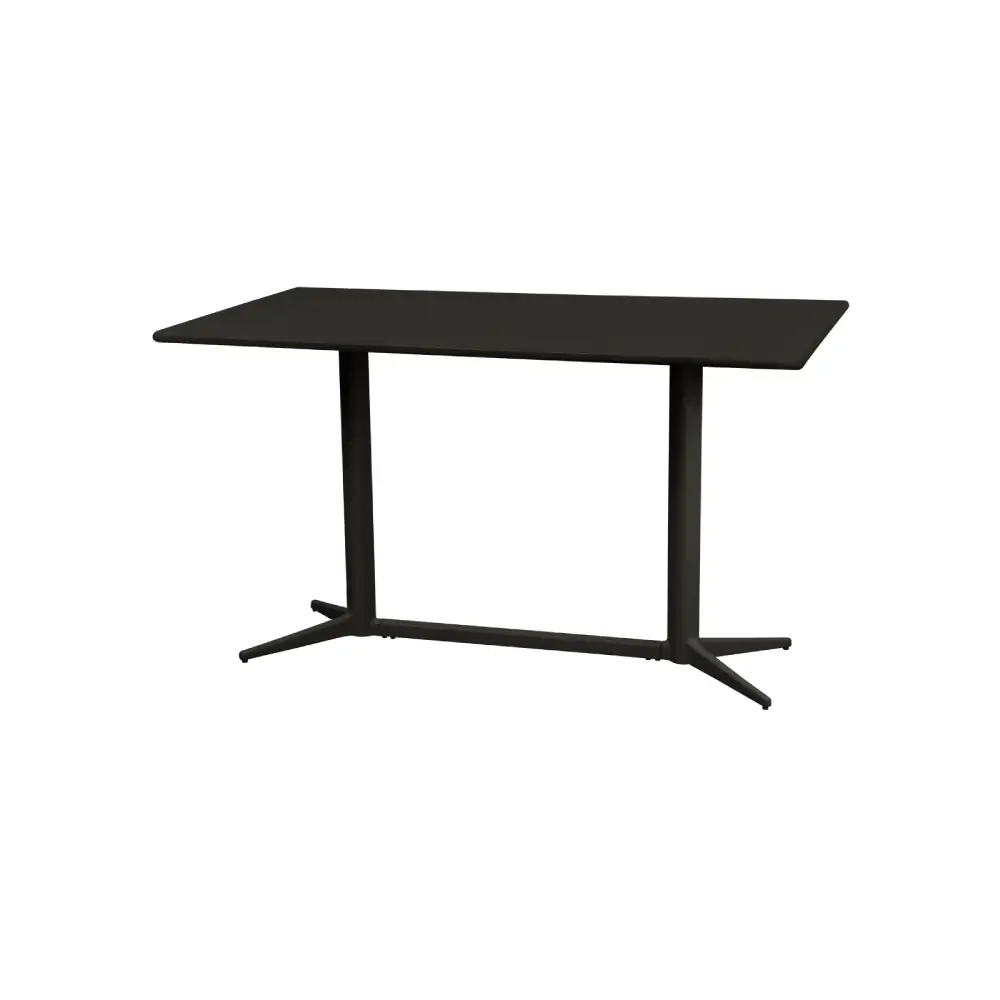 Bordsskiva 130x75 cm Lava grey, aluminium 