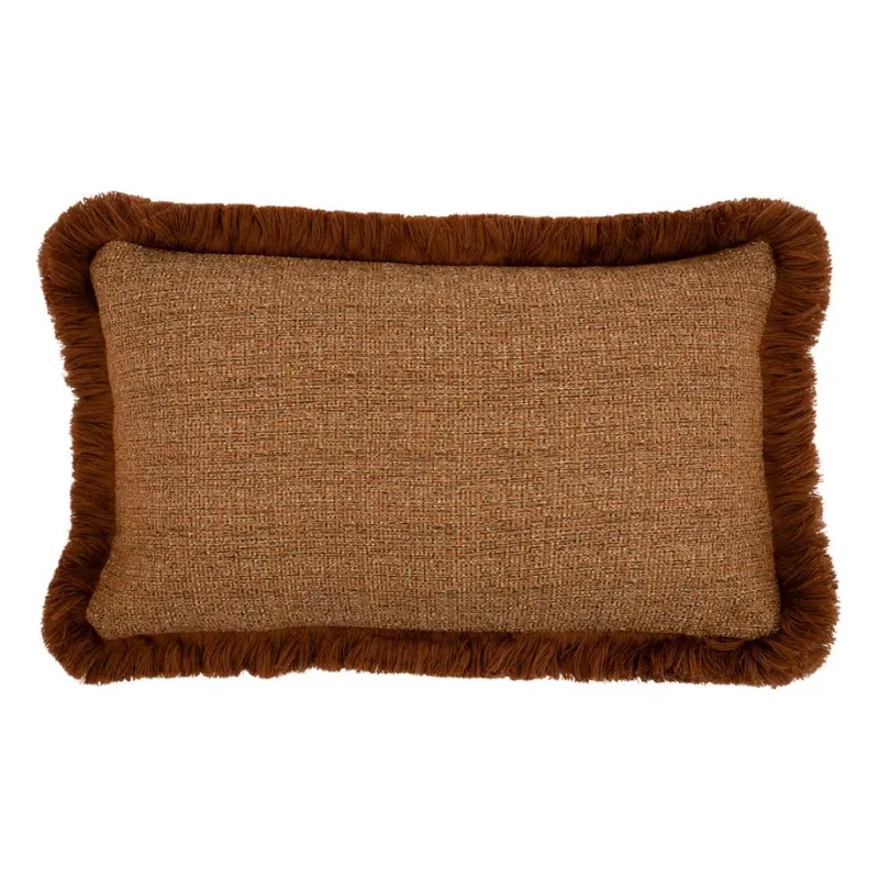 Joy 30x50x4,5 cm Polyester & down feather filling Siam brown