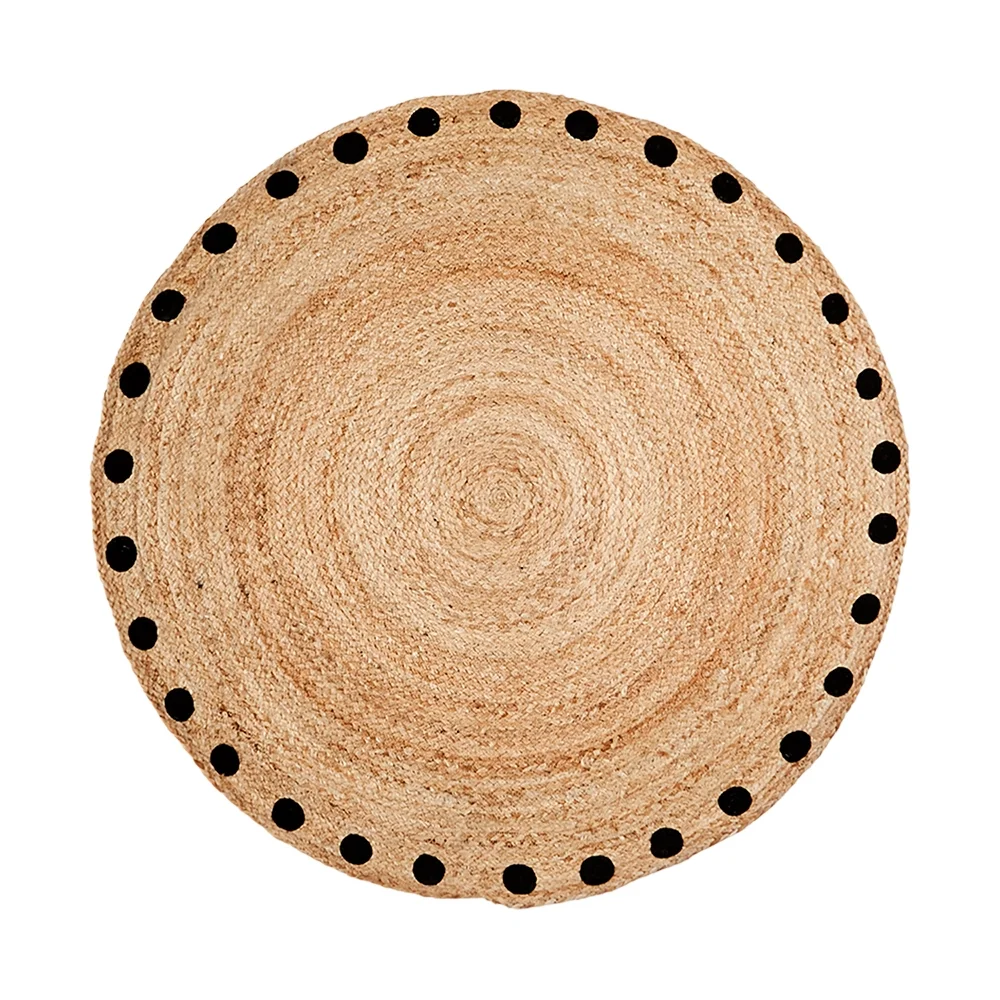 JUNI matta jute Ø100 cm