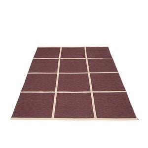 Vävd Matta Criss Burgundy 180x260 cm