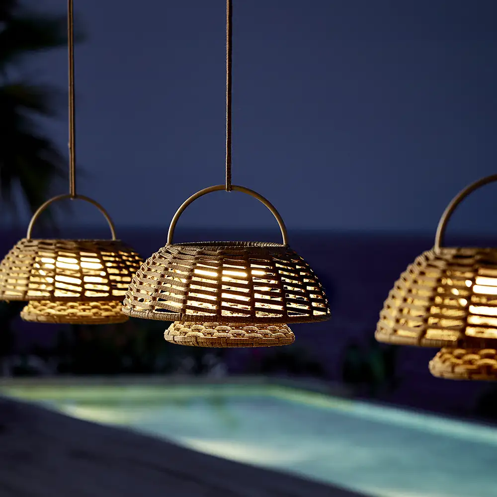 Illusion lampa t/upphängning Graphite, Soft Rope