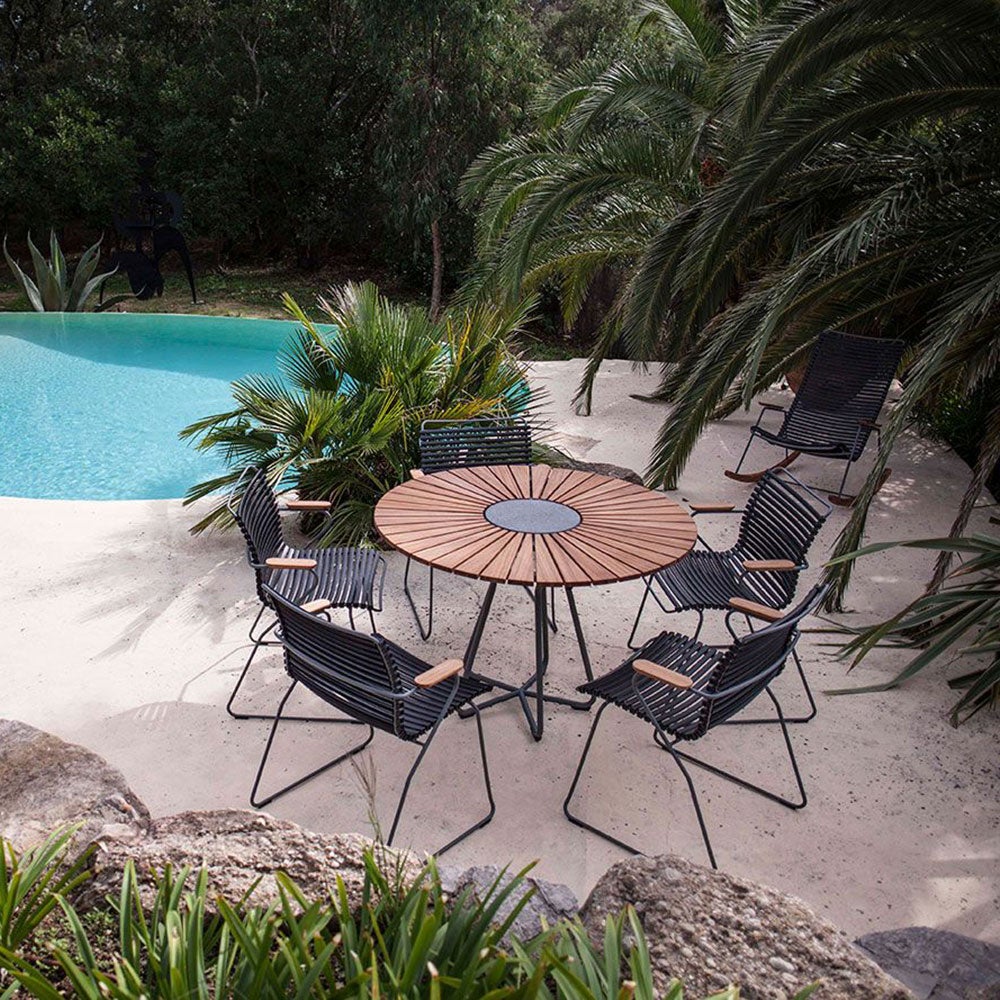 Click karmstol paprika/grey bamboo