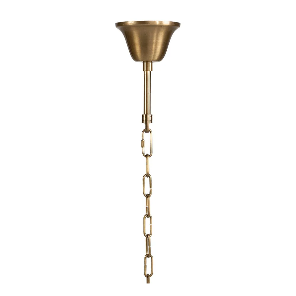 Chain old brass 80cm incl lock
