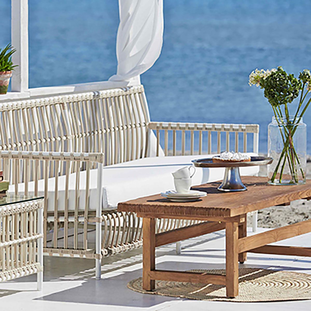 Caroline 3-sits soffa Dove