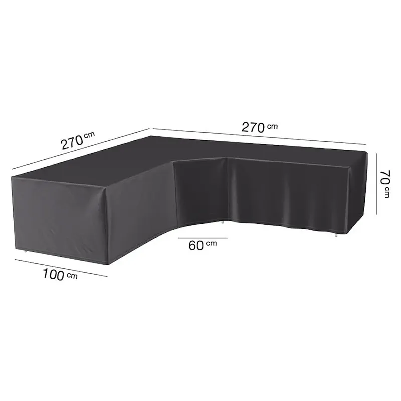 Lounge cover L/Trapeze 270x270x100x70 cm