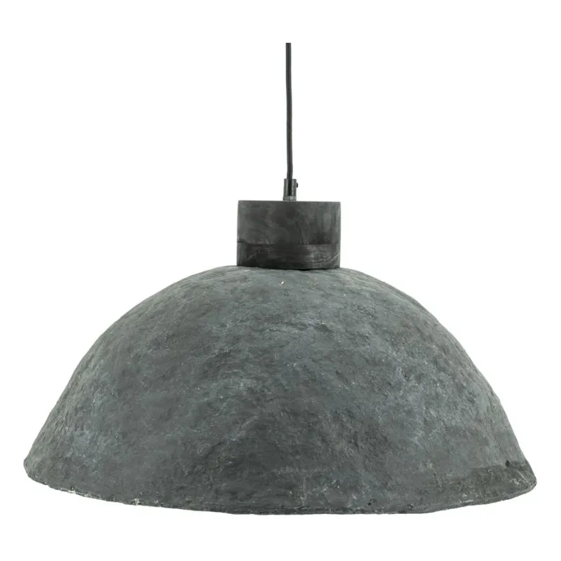 lamp Sana large taklampa 50x50x50 cm trä grå