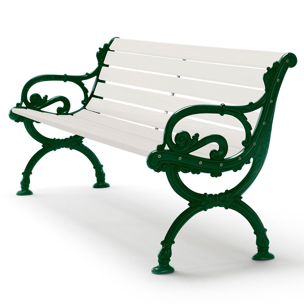 Soffa Byarum / 185cm / g:grön / v:vitlack. furu