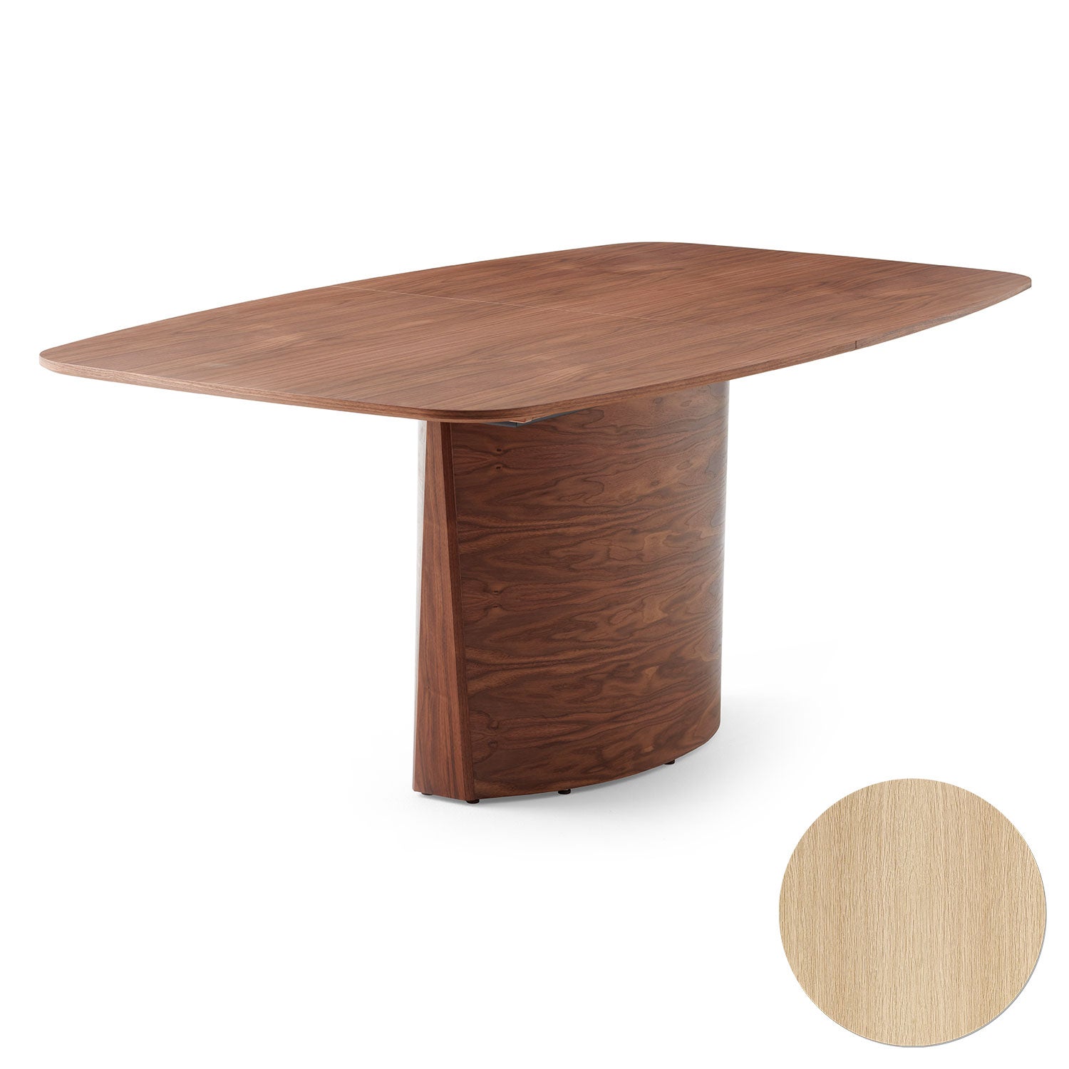 Sm116 Bord Ek Lack 142-182X102X74Cm 