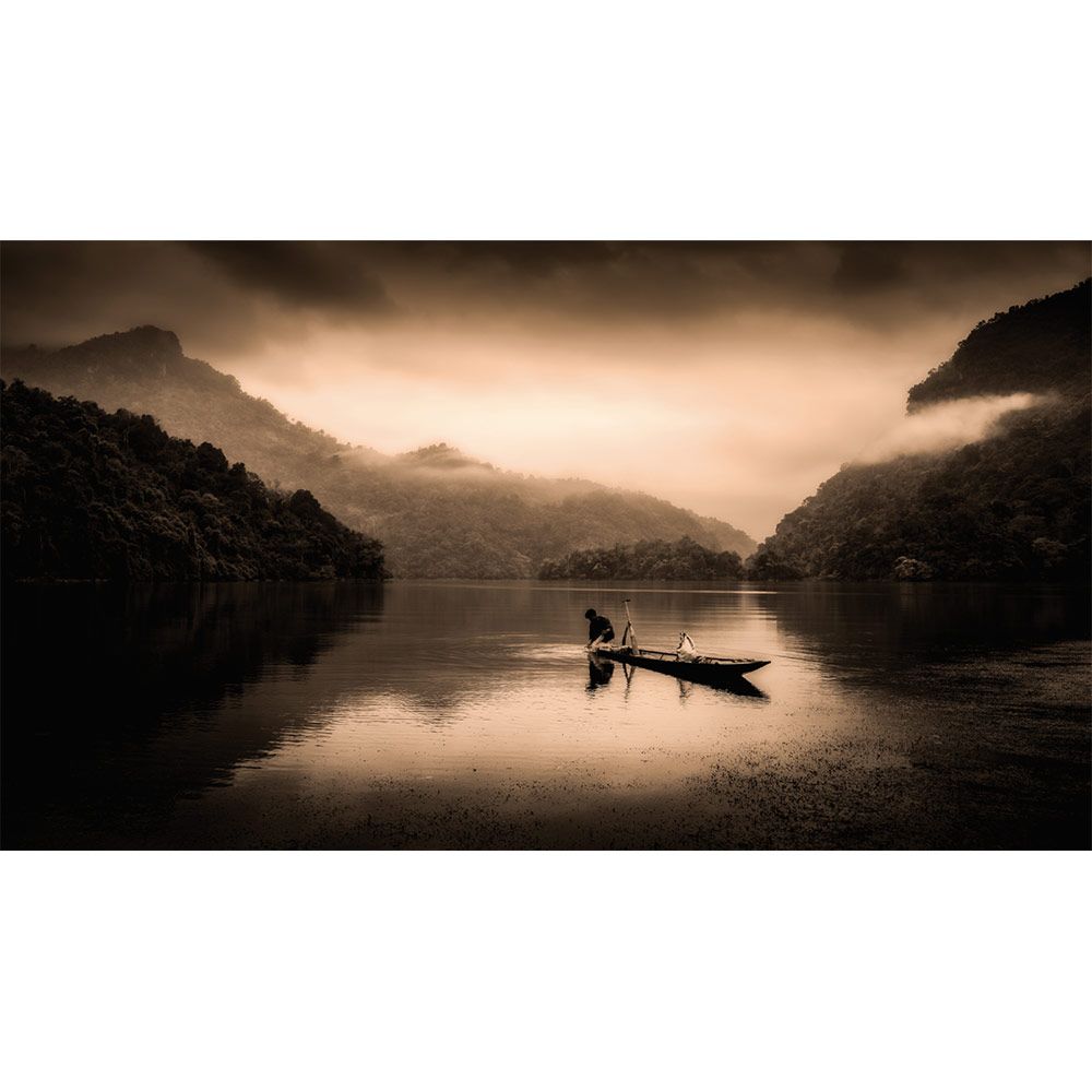 Väggdekor Fisherman 150 X 100 Cm