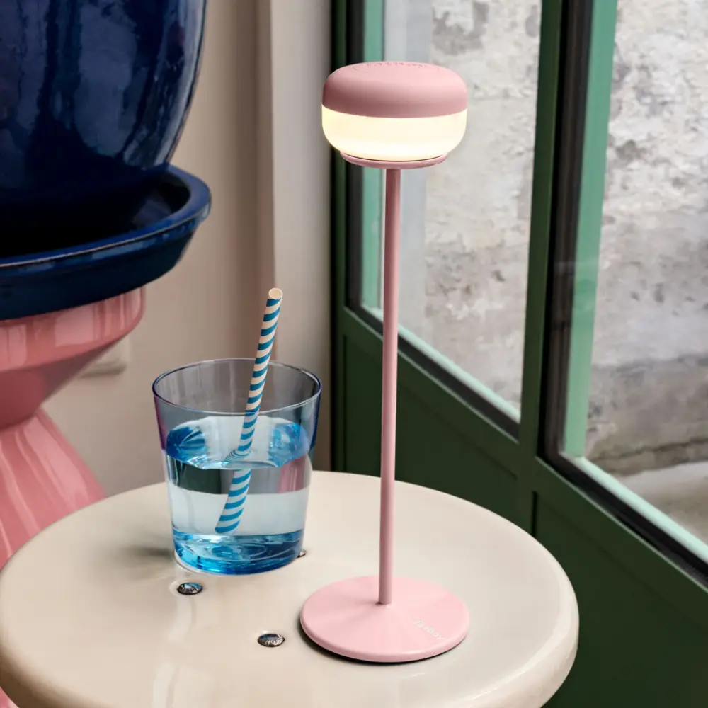 Cheerio Portabel lampa soft pink
