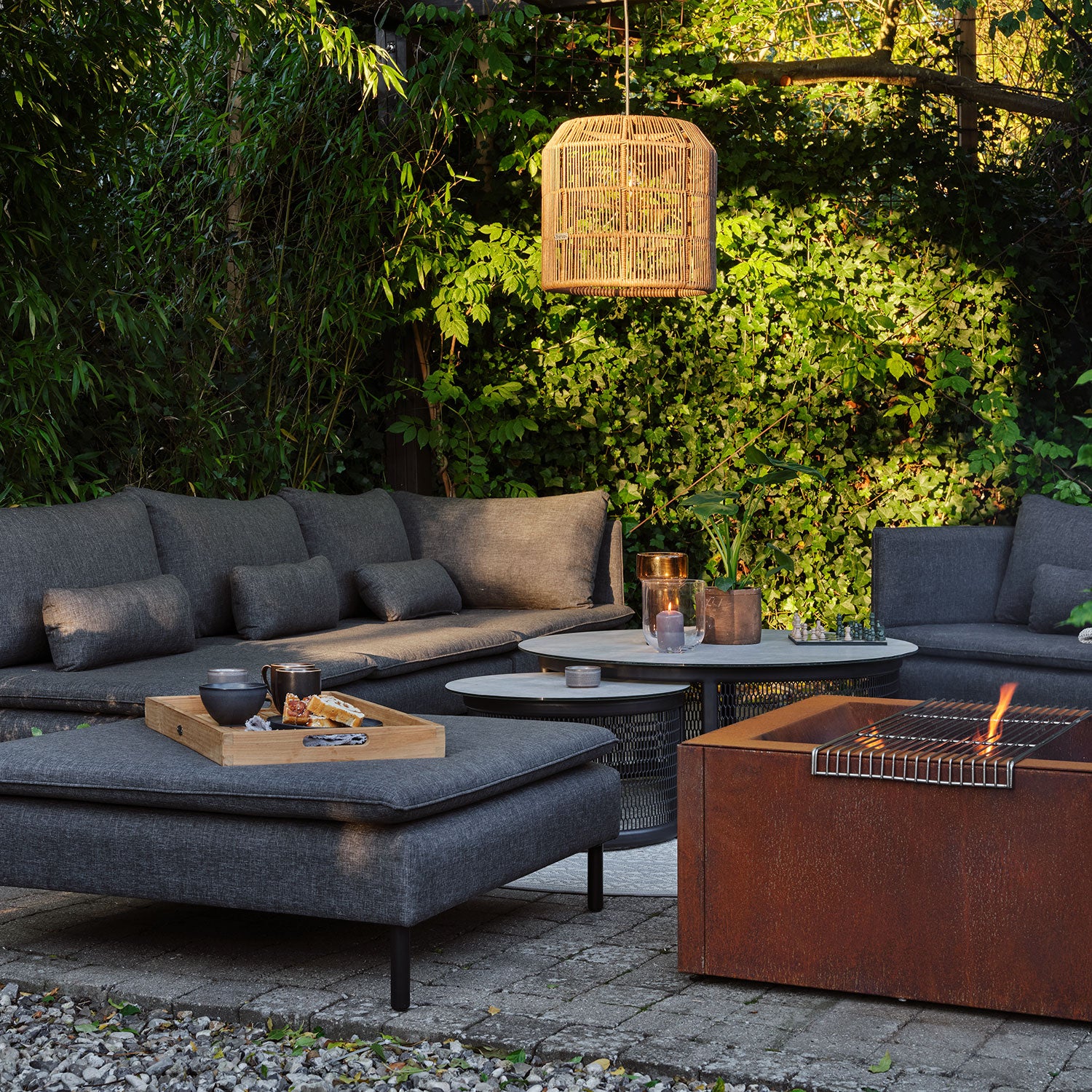 Callisto 1-sits soffa grå 