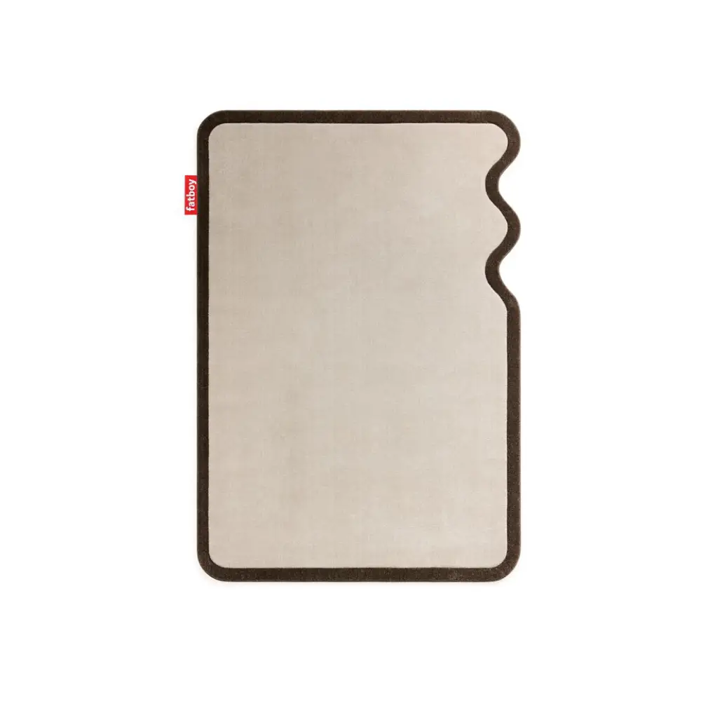 carpet petit not straight creme-brown