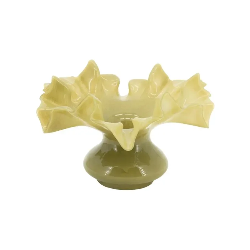 Baia 1 Vas 26x26x16,5 cm Glas Grön