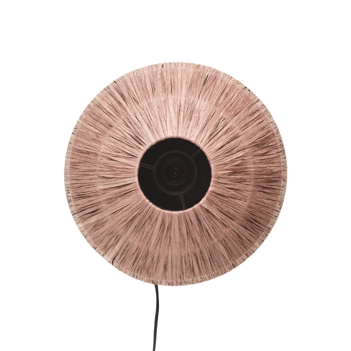 LANDO Vägglampa brun Ø32xD18 cm
