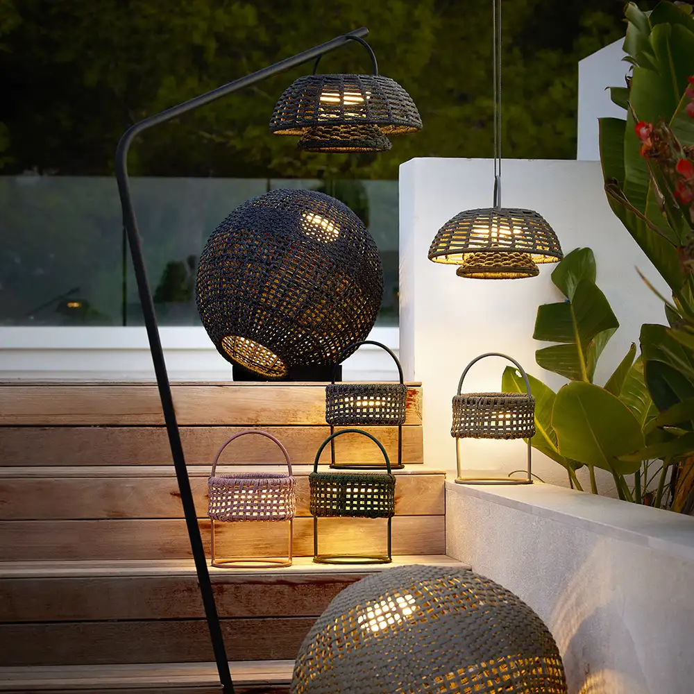 Illusion lampa Taupe, Soft Rope