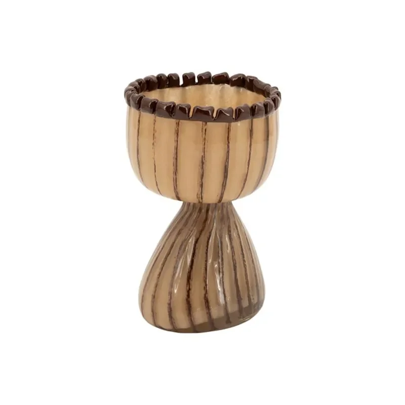 Drizzle 1 14,3x14,3x21,7 cm Glas Brun