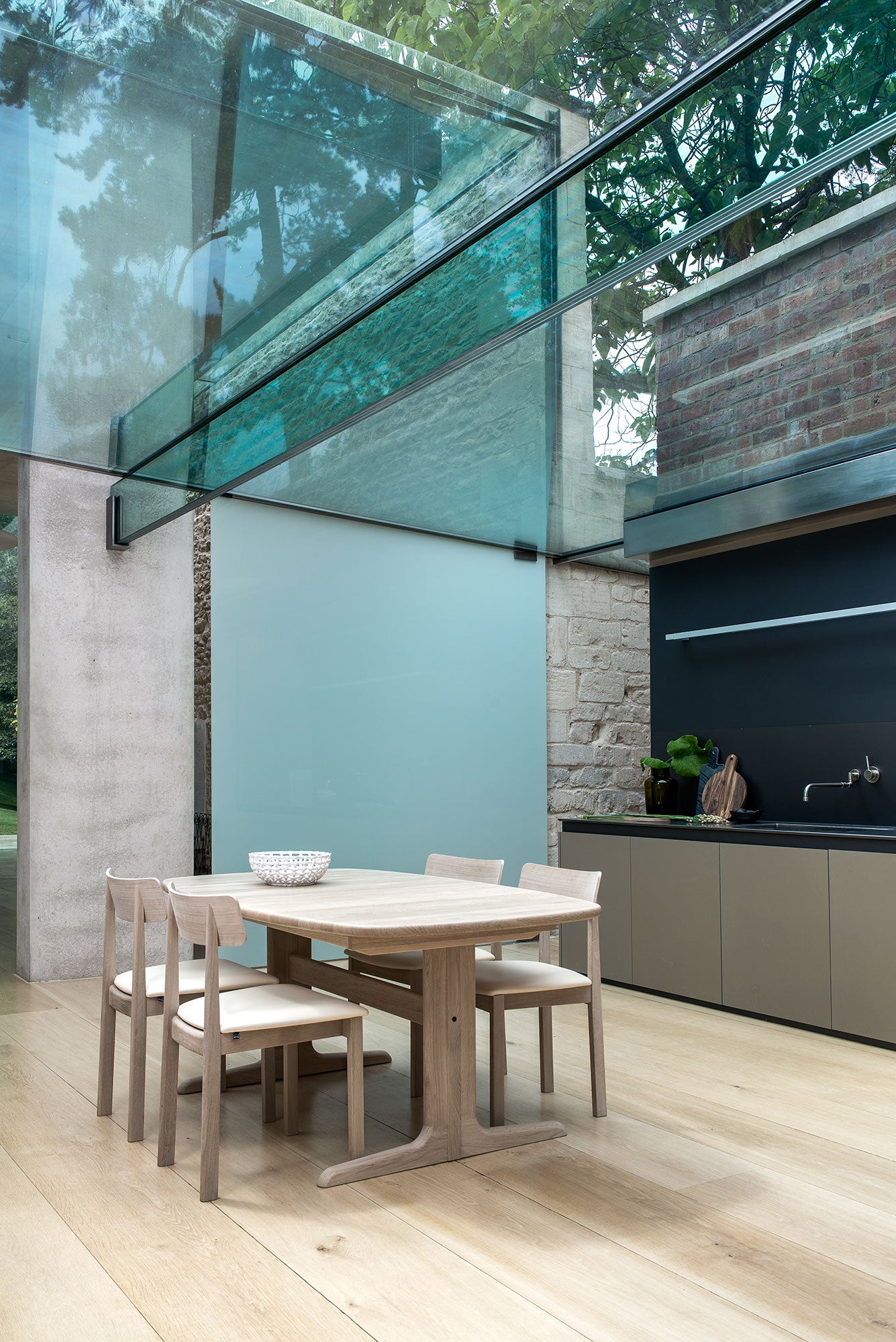 Sm74 Bord Ek Massiv Såpa 165-265X100X73Cm 