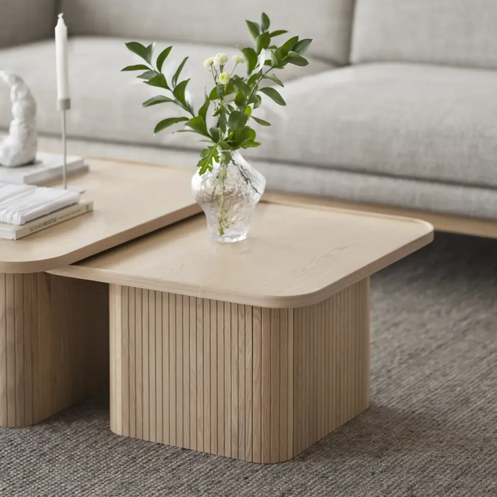 Sullivan soffbord 60x60 cm vitpigmenterad