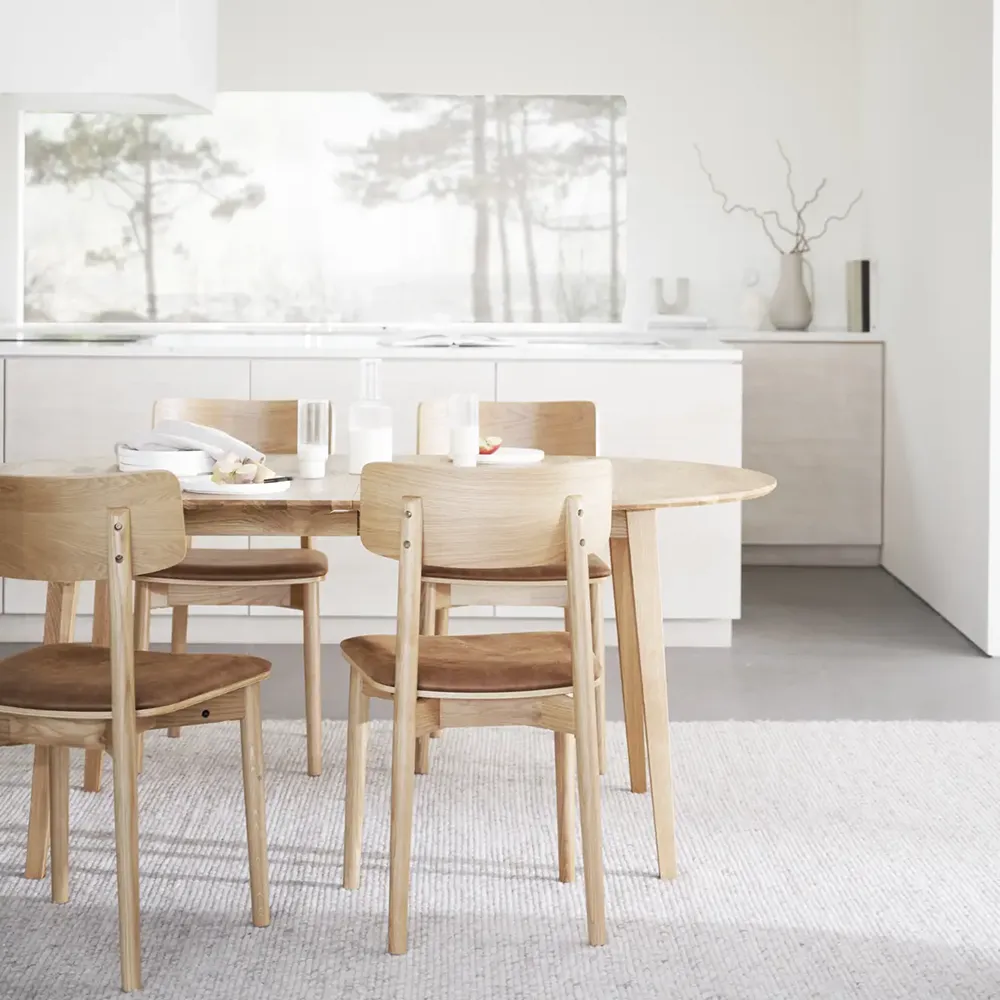 Wolcott matstol ek/brun