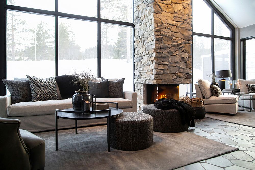 Cortina Fotpall 60 Cm Coelle Grey