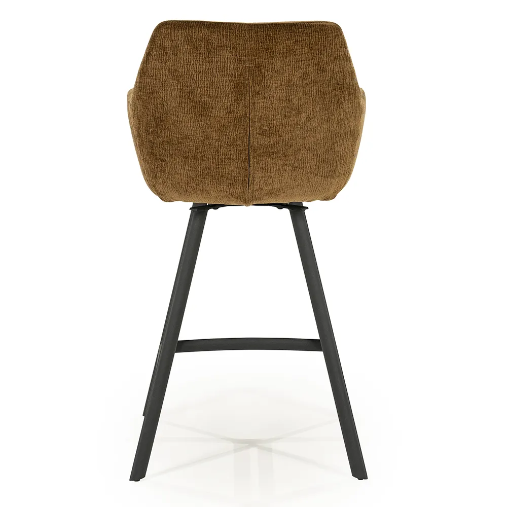 Bliss barstol med armstöd - mustard