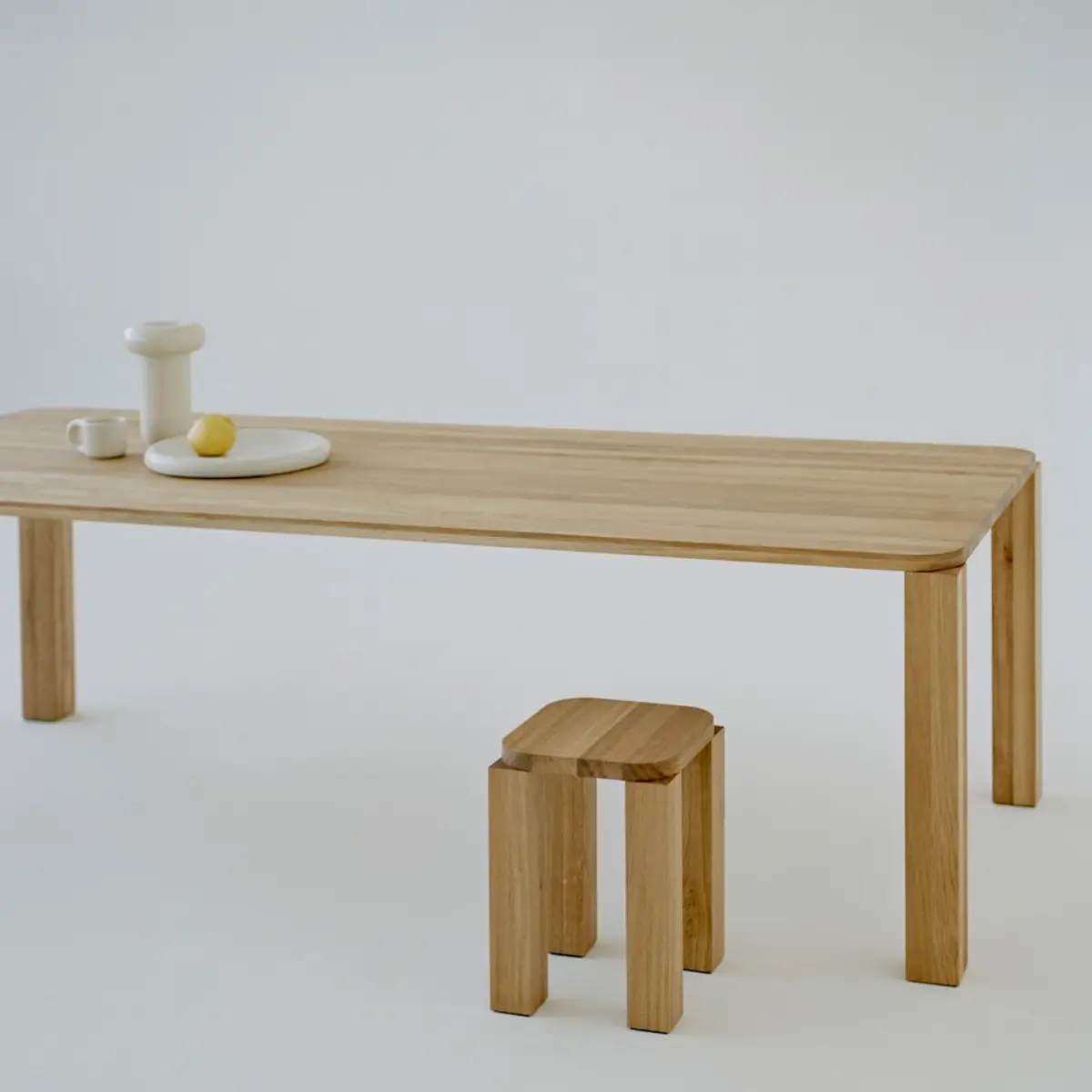 Atlas Matbord 250x95 Naturlig ek