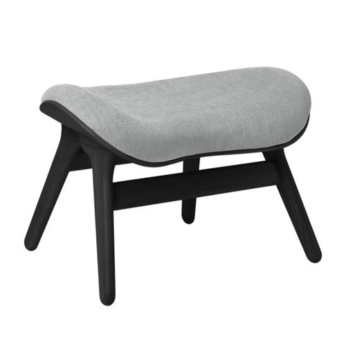 A Conversation Piece Ottoman Fotpall Black Oak/Sterling