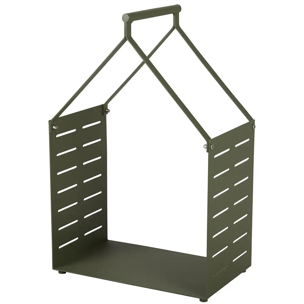 Belfort vedkorg moss green 