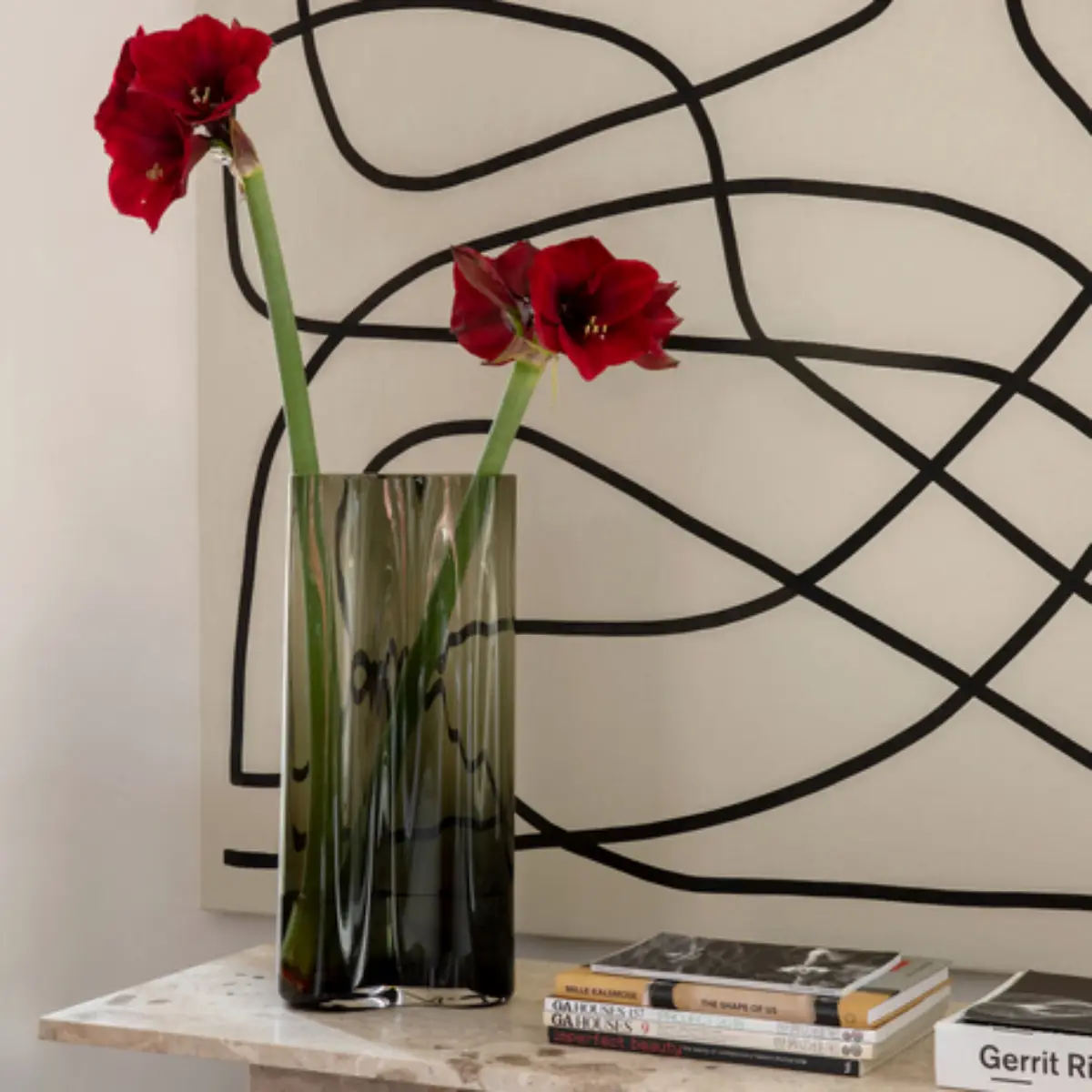 Aer Vase - H33 cm - Smoke