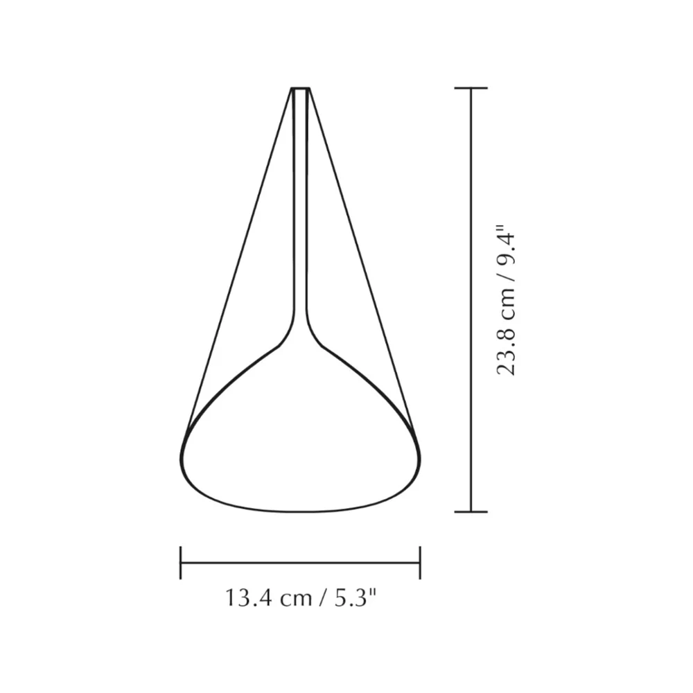 Cornet Lampskärm Nuance Rose/Steel