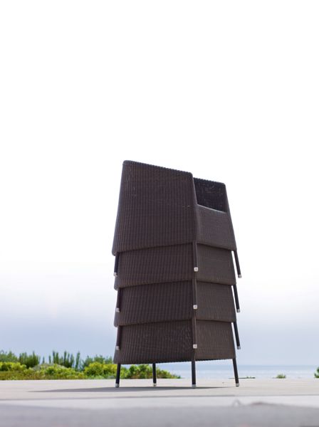 Kingston 2-Pers. Loungesoffa Stapelbar Mocca