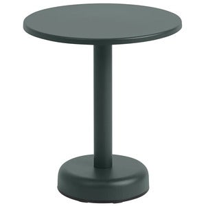 Linear Steel Soffbord Ø42 cm Dark Green 