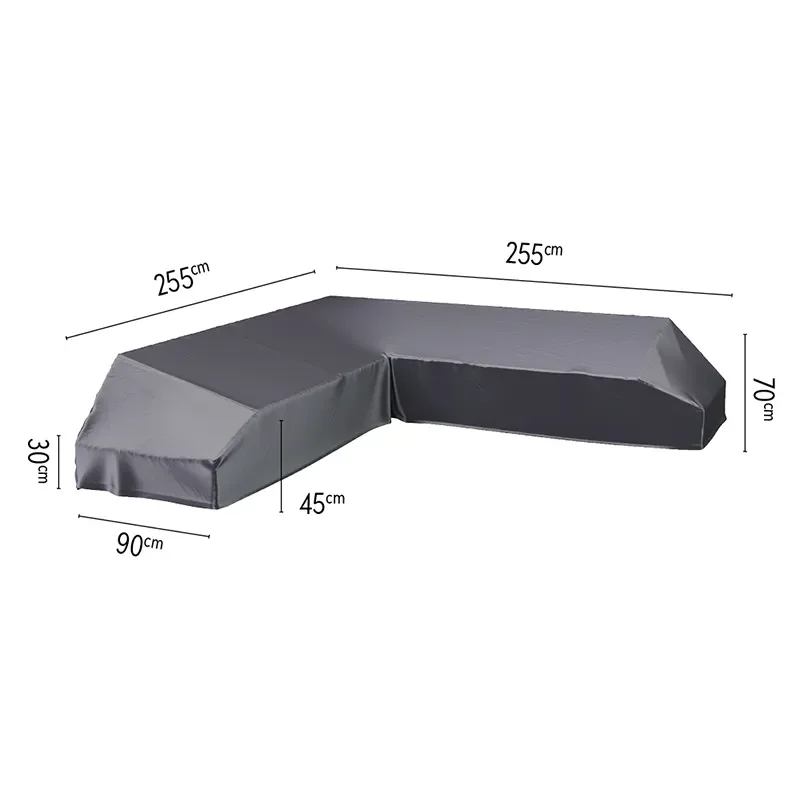 Möbelskydd lounge platform 255x255x90xh30-45-70 cm