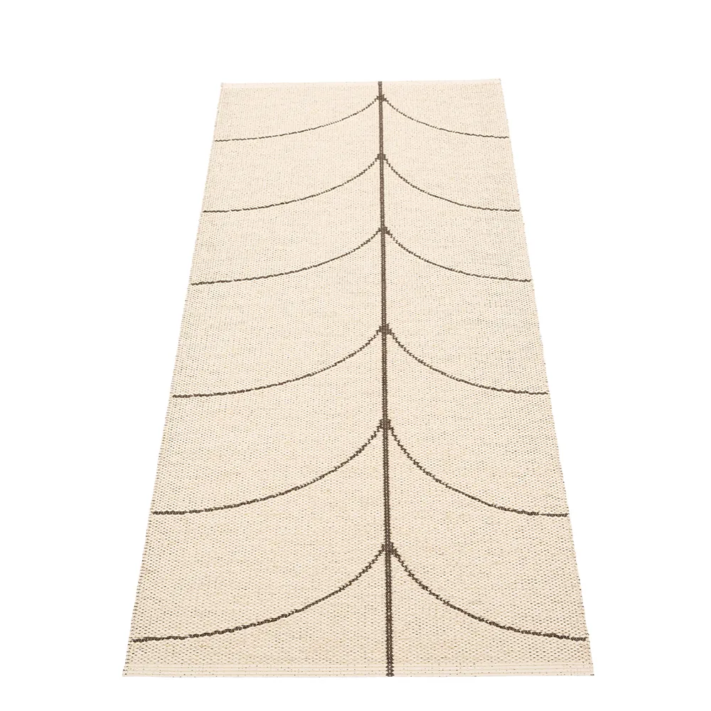 Vävd Matta Leif Dark Brown 70x180 cm