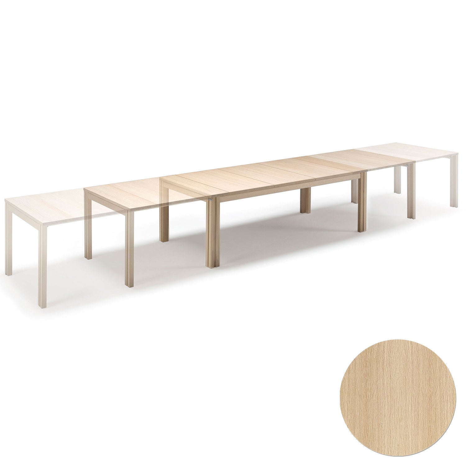 Sm24 Bord lackad ek 200-356(512)x100x73 cm