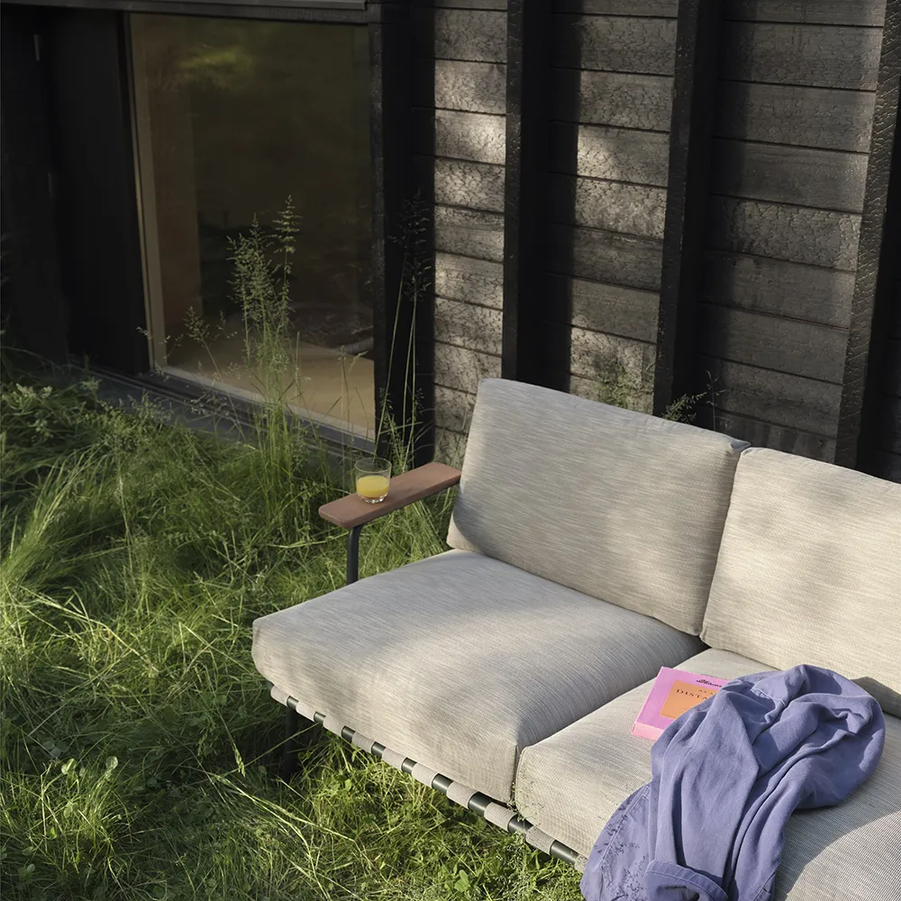 Settle 3-sits soffa Ribbed Weave 2/Dark Green 