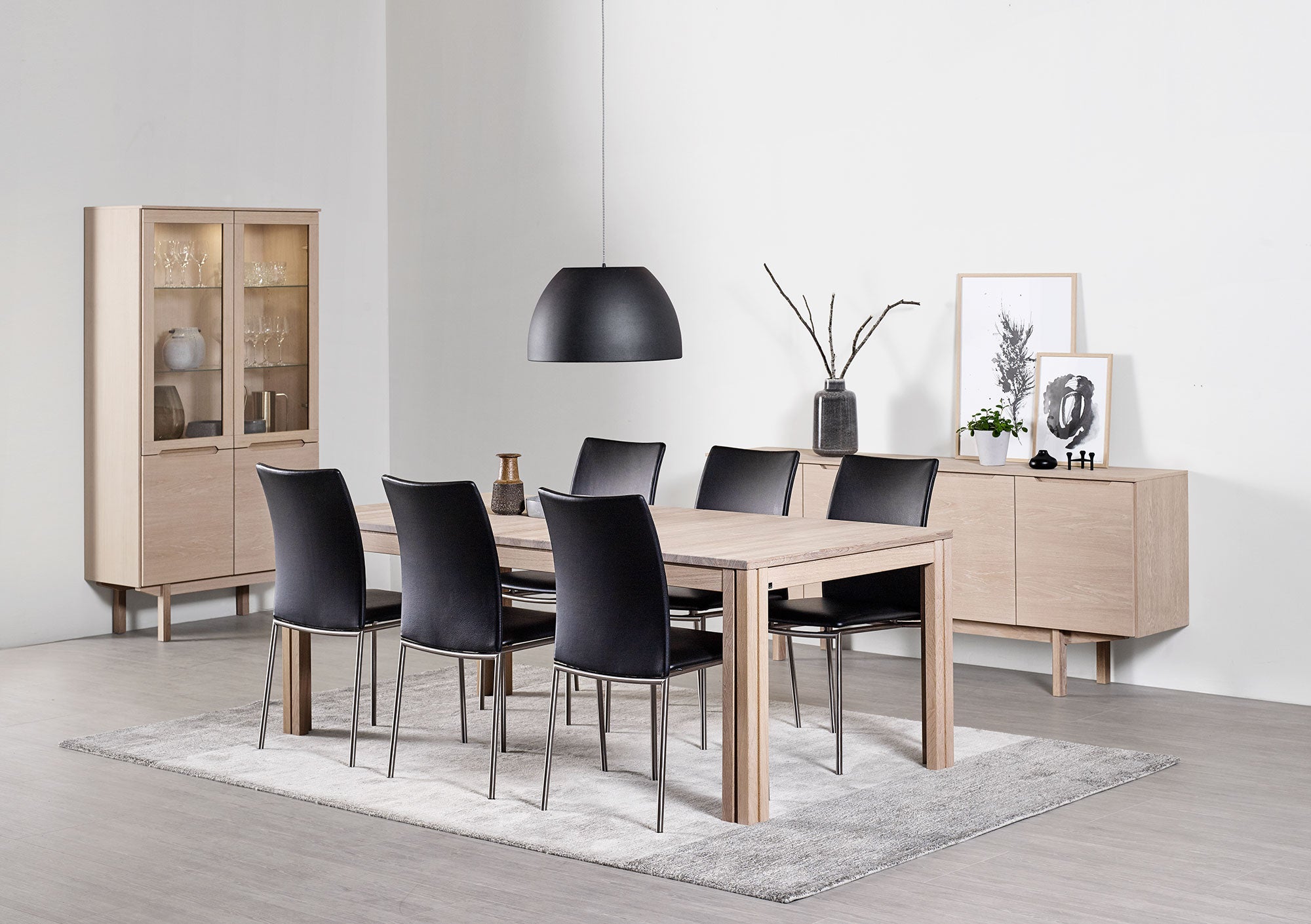 Sm24 Bord massiv naturoljad ek 200-356(512)x100x73 cm