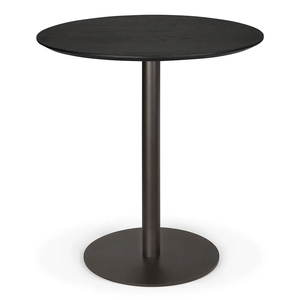 Blend bord 70 cm svart ek