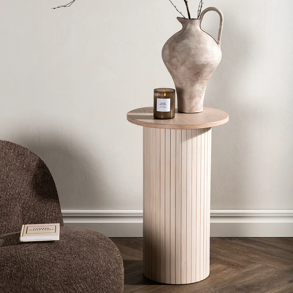 Bianca sidobord Vitputsad