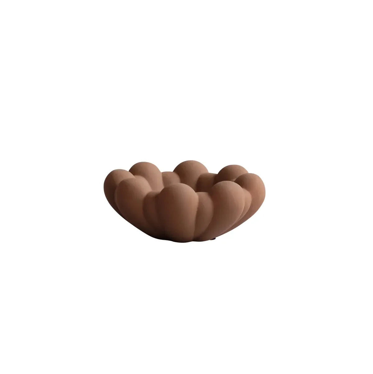 Handgjord Dekorationsskål Bloom Almond Ø 15,5 cm