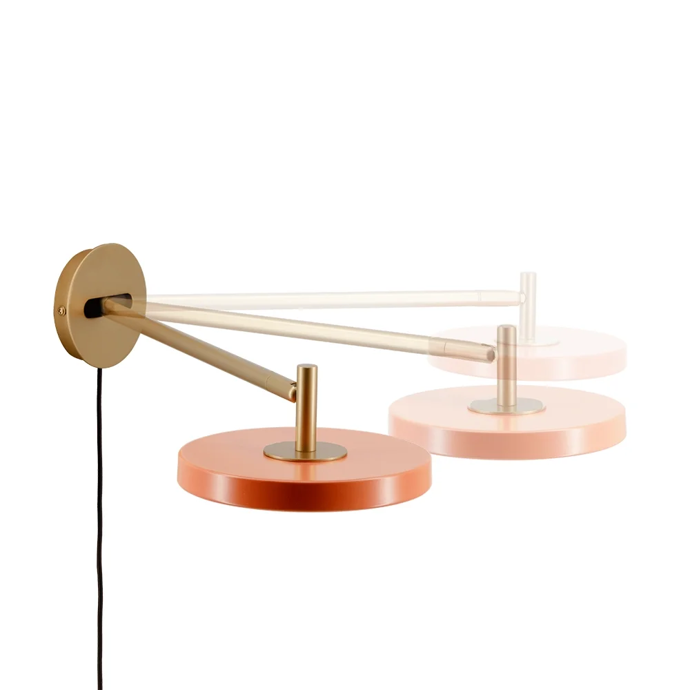 Asteria Wall Long Vägglampa Ø15 cmNuance Orange