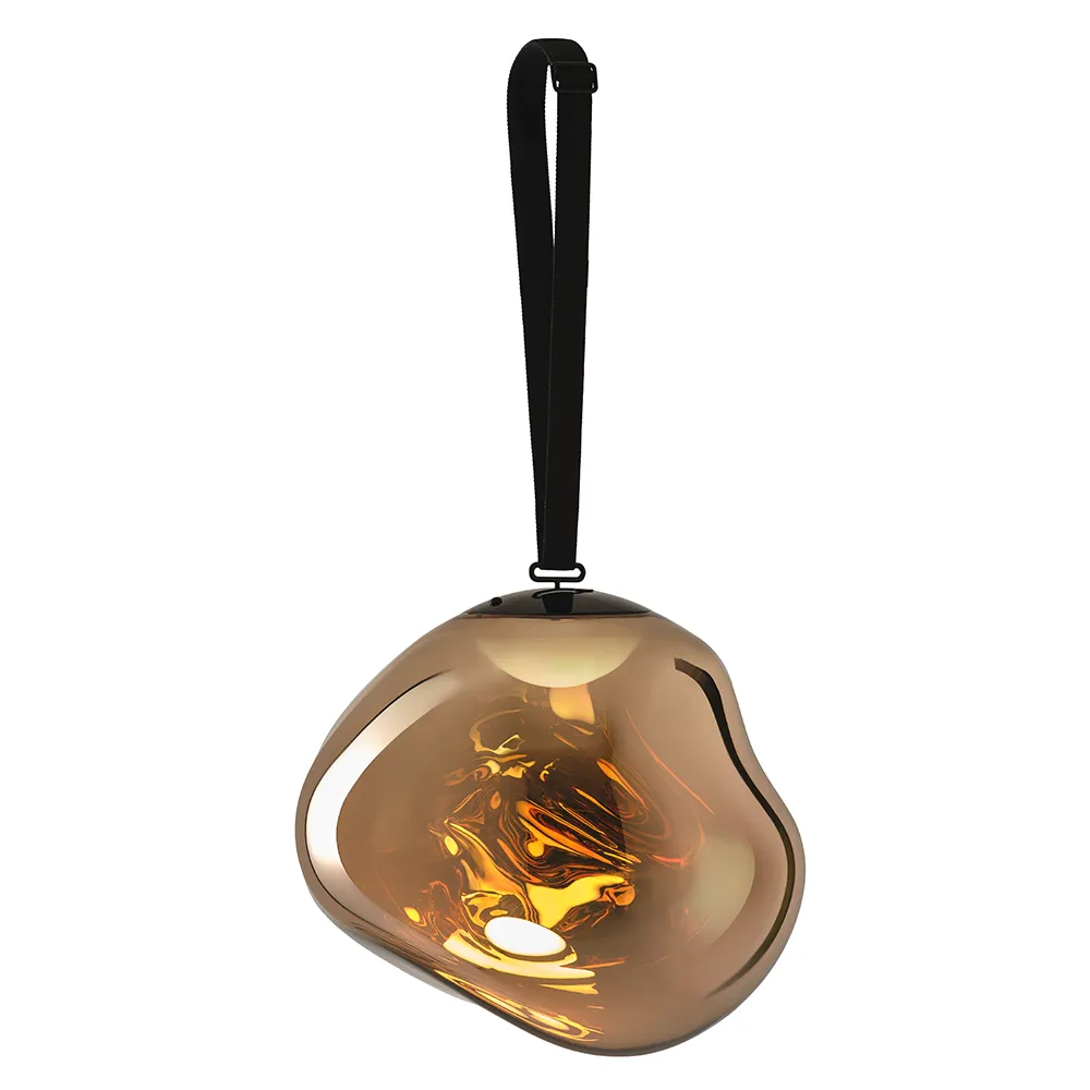 Melt Portabel Large golvlampa Gold LED